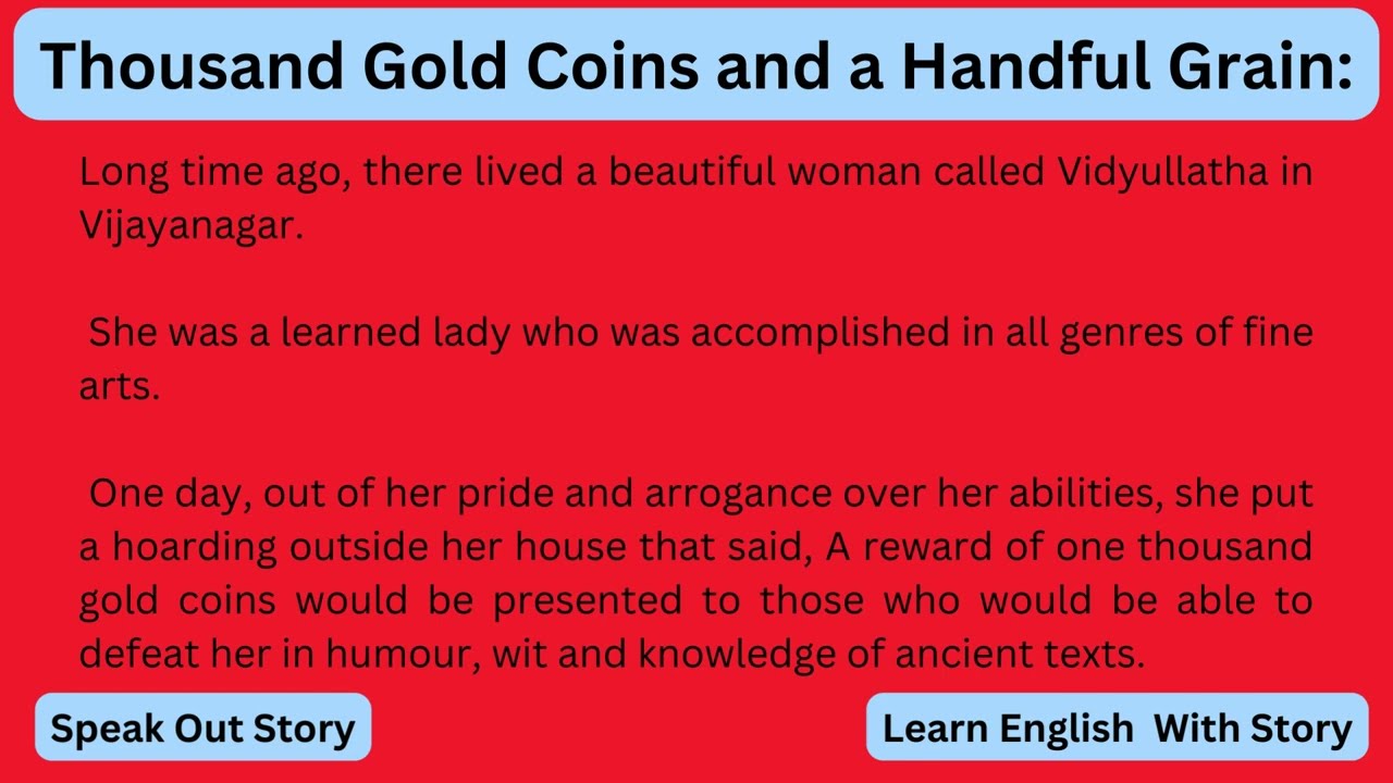 Thousand Gold Coins and a Handful Grain