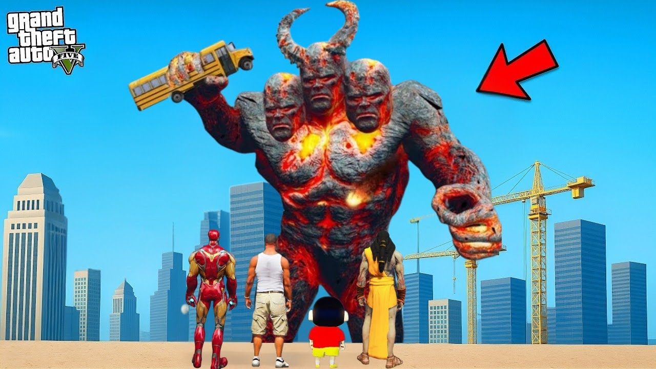 Lava God Attack in Las Santos in GTA 5
