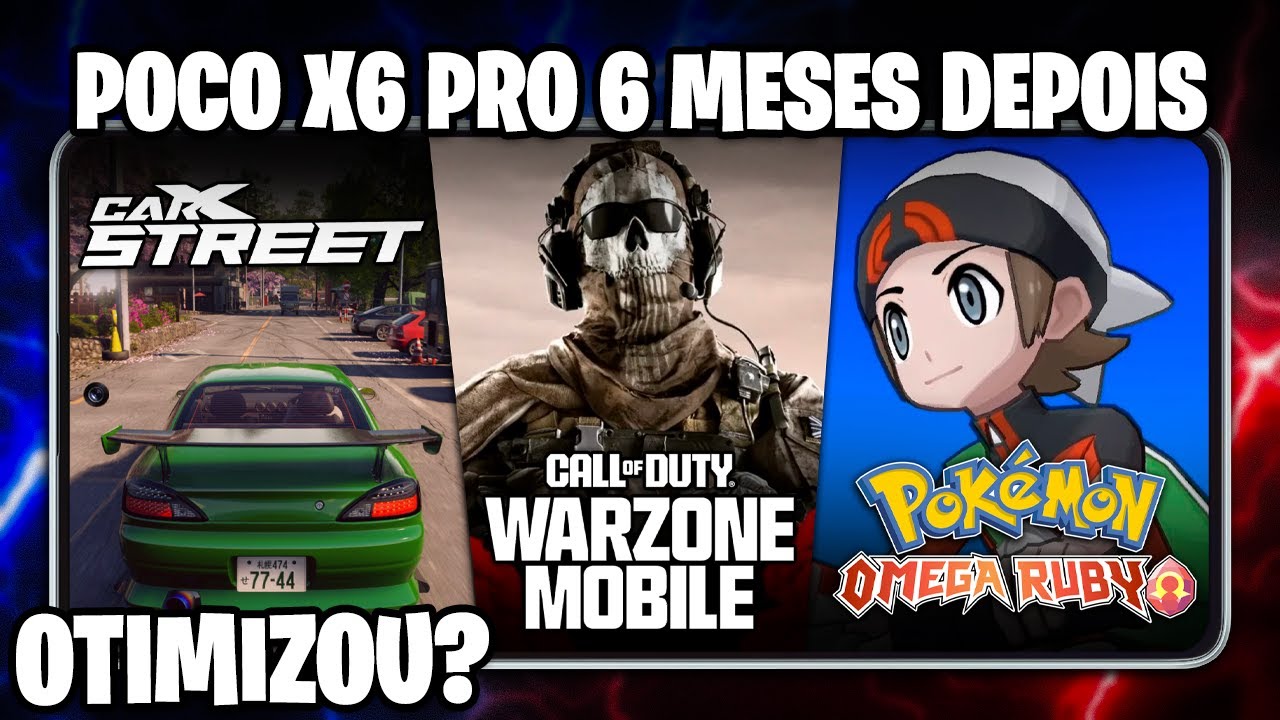 POCO X6 PRO DEPOIS DE 6 MESES EM JOGOS PESADOS! | A XIAOMI FINALMENTE OTIMIZOU O MEDIATEK 8300?