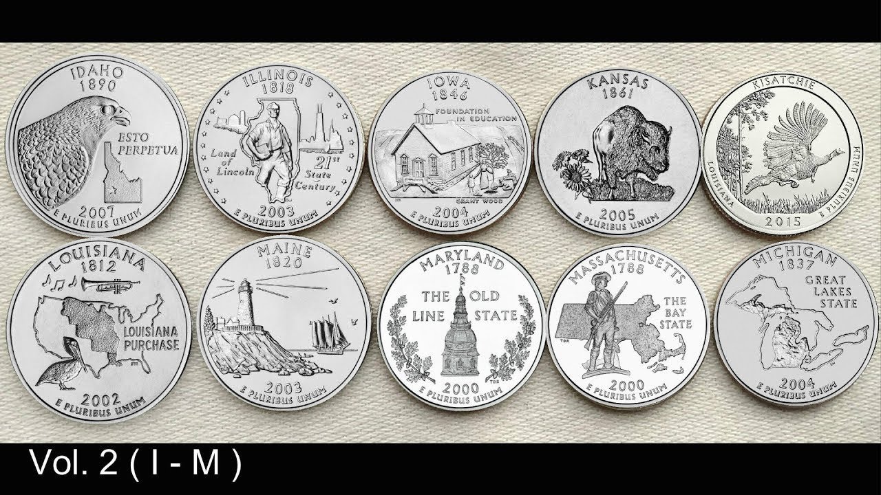 U.S.A. Quarters states Initiative.