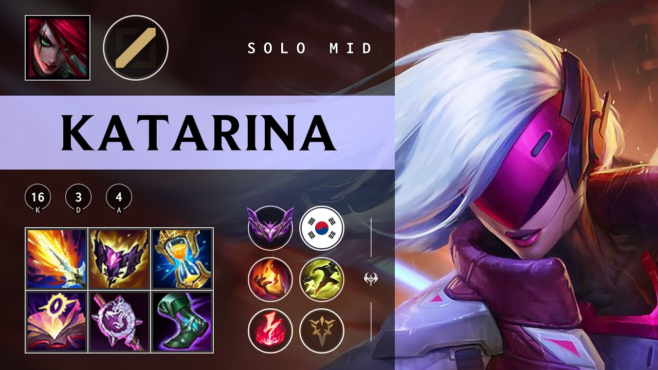 Katarina Mid vs Orianna - KR Master Patch 25.23