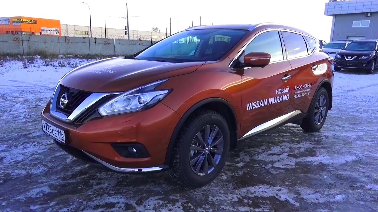 2016 Nissan Murano Z52 V6 3.5 249 Top. Обзор (интерьер, экстерьер, двигатель).