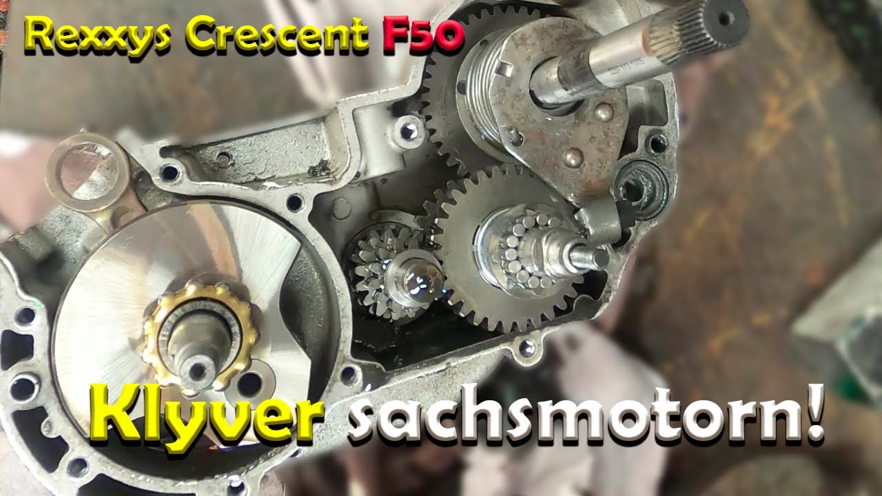 Crescent F50GLX Renovering  - DEL 20 - KLYVNING AV SACHSMOTORN!