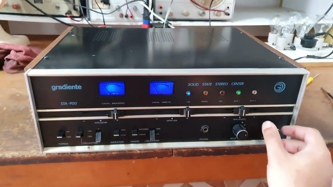Conserto: Raro Amplificador Gradiente STA900 (1973)