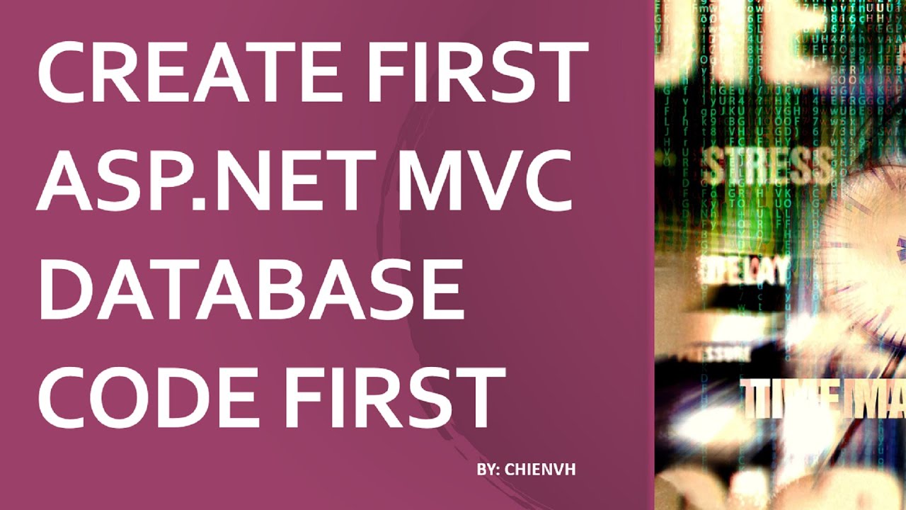 Create First ASP.NET MVC Database Code First