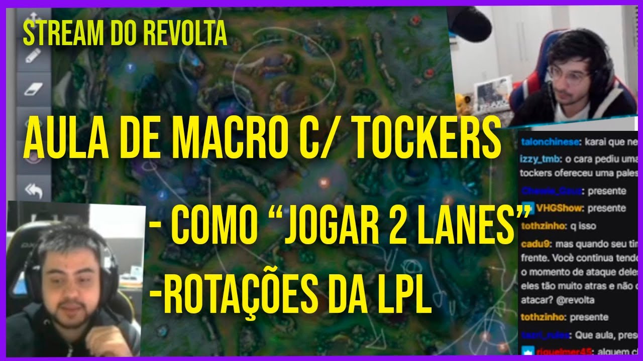Tockers e Revolta explicando o conceito de 