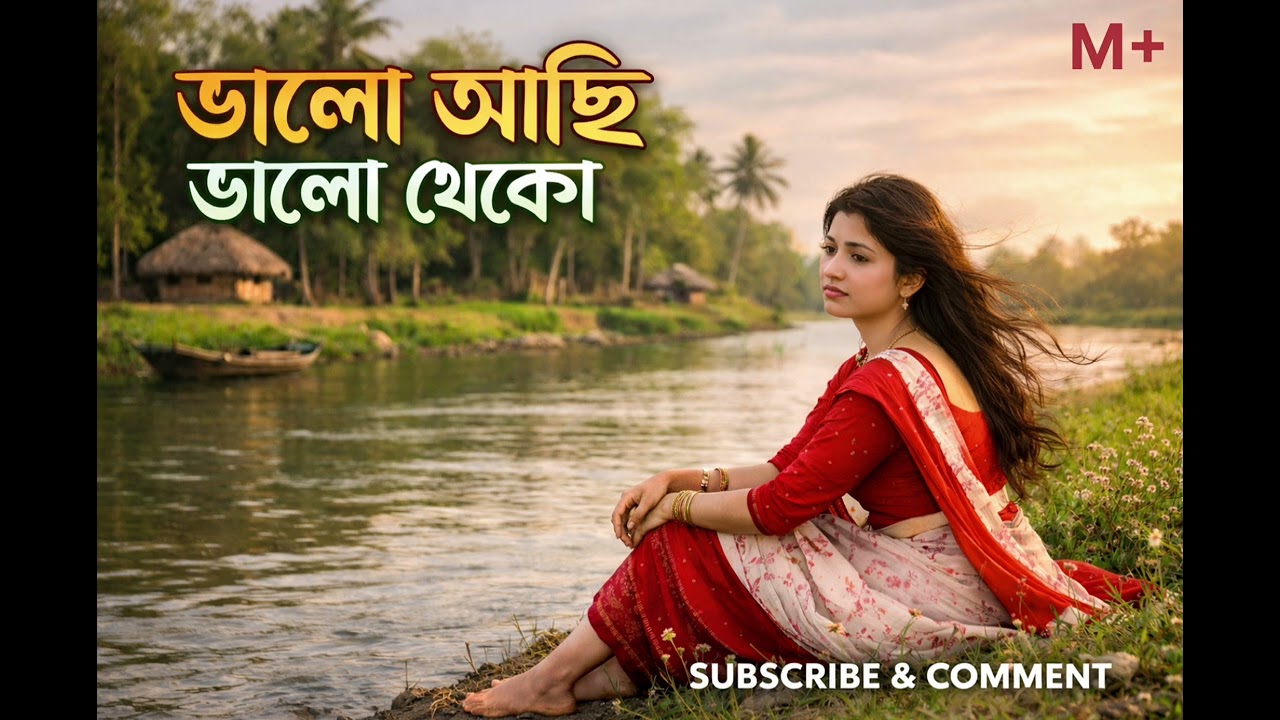 ভালো আছি ভালো থেকো bhalo achi Bhalo theko#Music​ #tiktok​ #song​ #sadsong​ #lyrics​