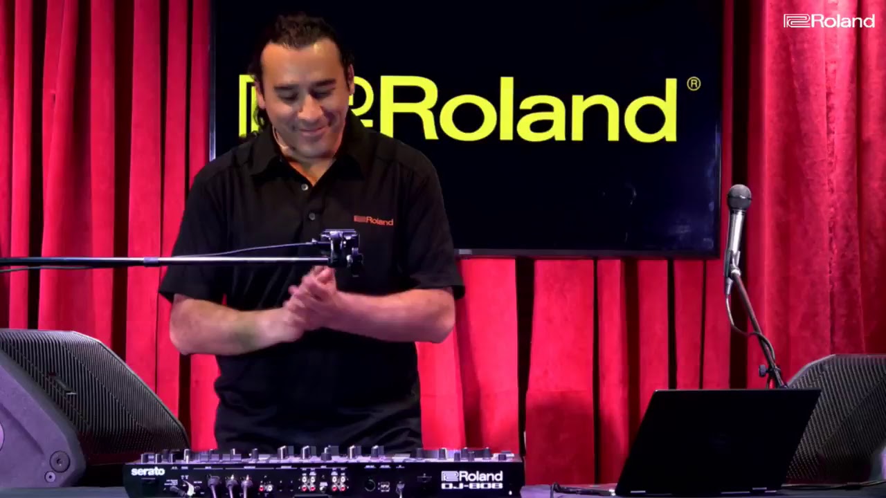 Workshop ROLAND DJ-808 con Cesar Guzman, En Vivo!!