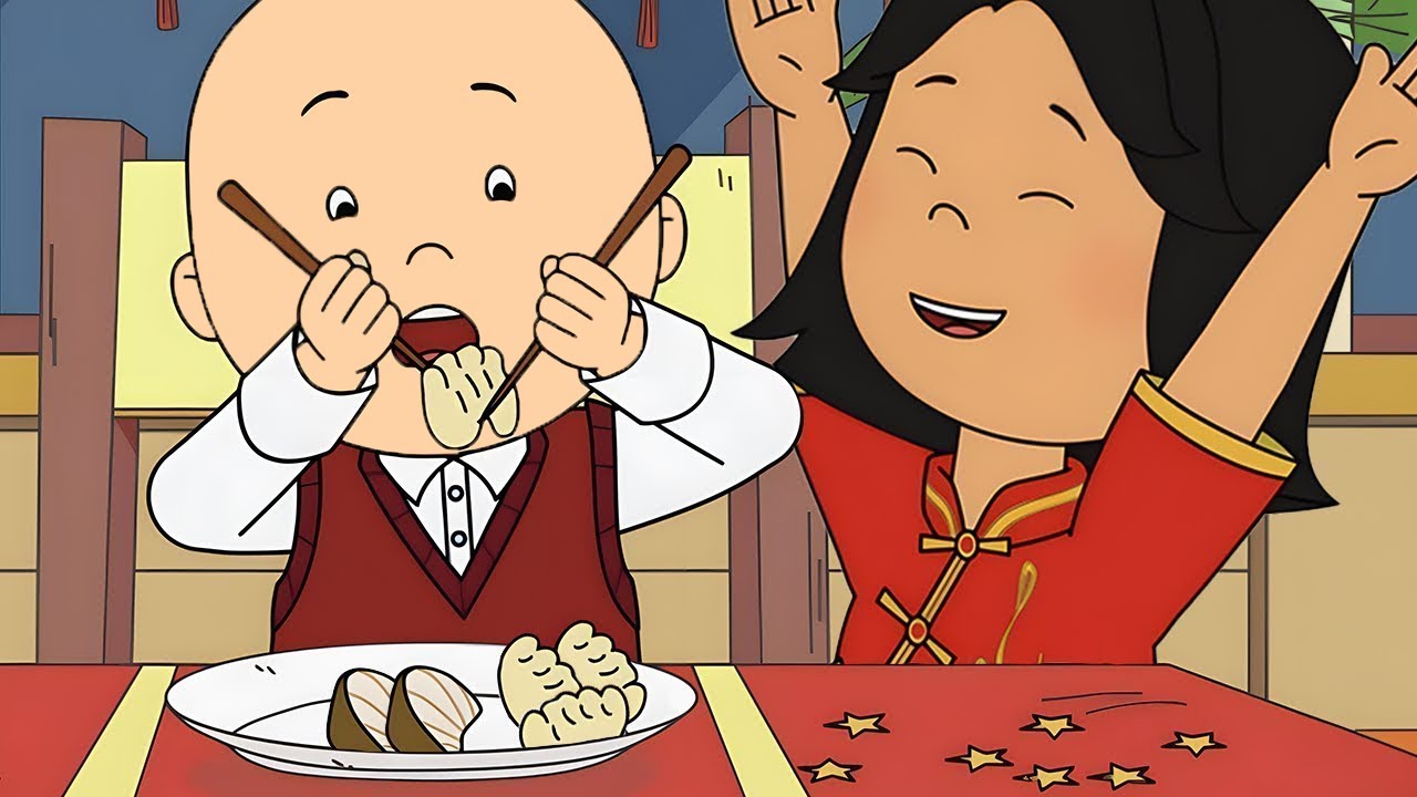 Caillou Tries New Food | Caillou Compilations