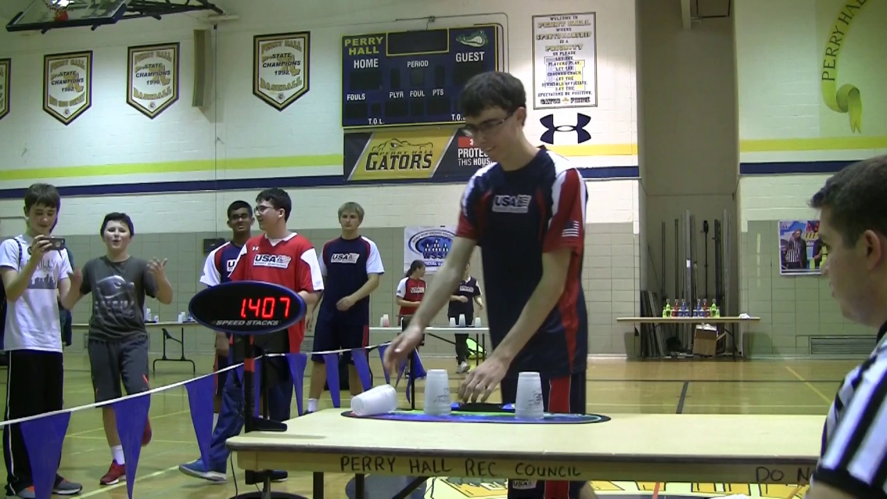 William Orrell: Sport Stacking World Record Attempts