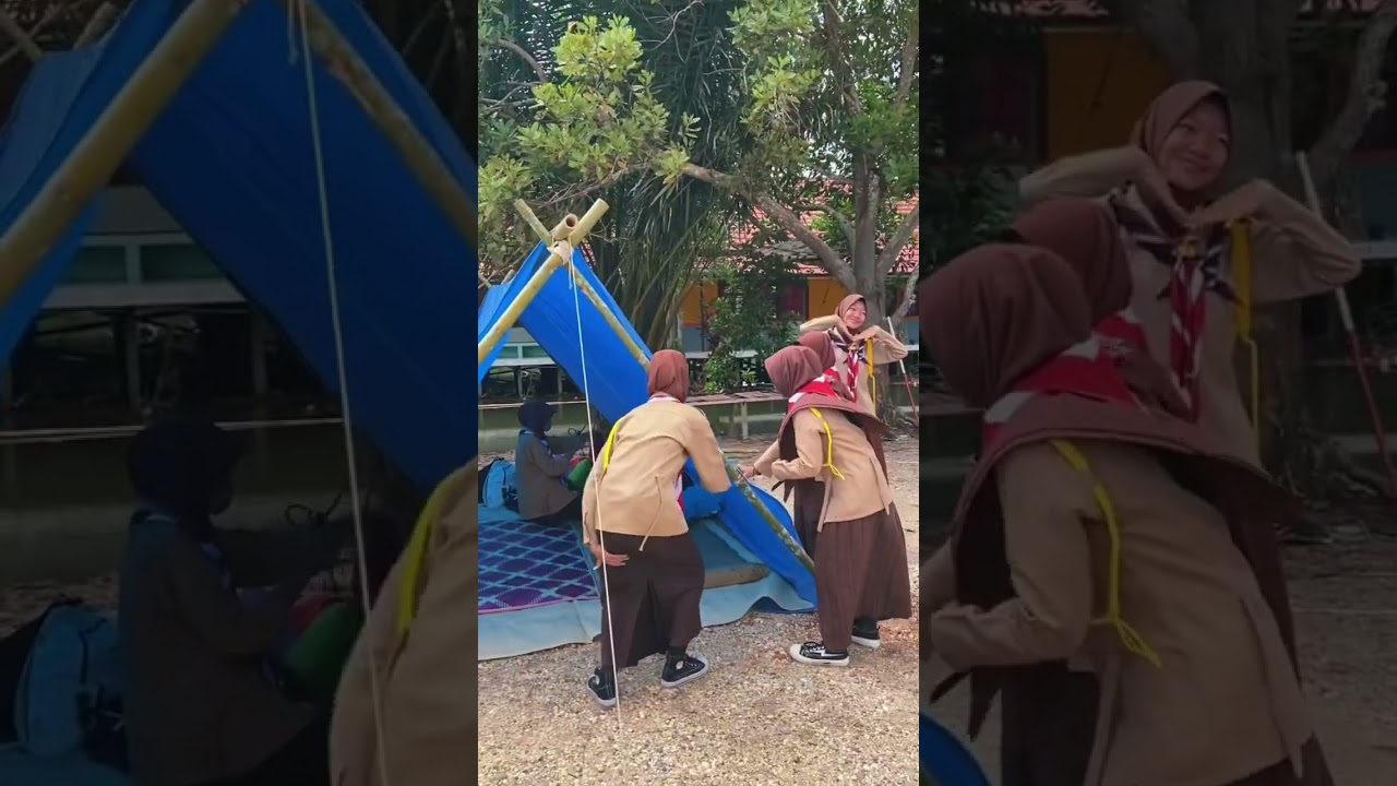Pemasangan Tenda Persami #smanjira#ambalan#pramuka#sekolah#siswa#persami#sma#sekolahpenggerak#shorts