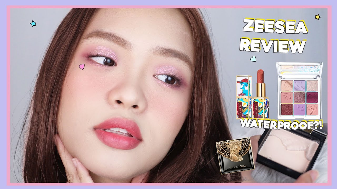 WATERPROOF MAKEUP SA SHOPEE?! Zeesea Makeup Review | phonycore 2022 (Philippines)
