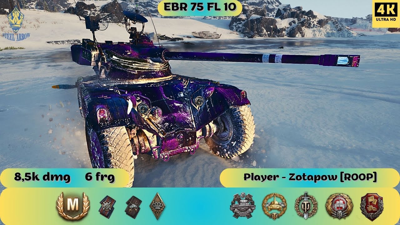 EBR 75 FL 10💥КОЛЕСА АГРЕСІЇ! 🎯 Найкращий бій на ЛТ? 🏆 Дивимося, як це було 👀