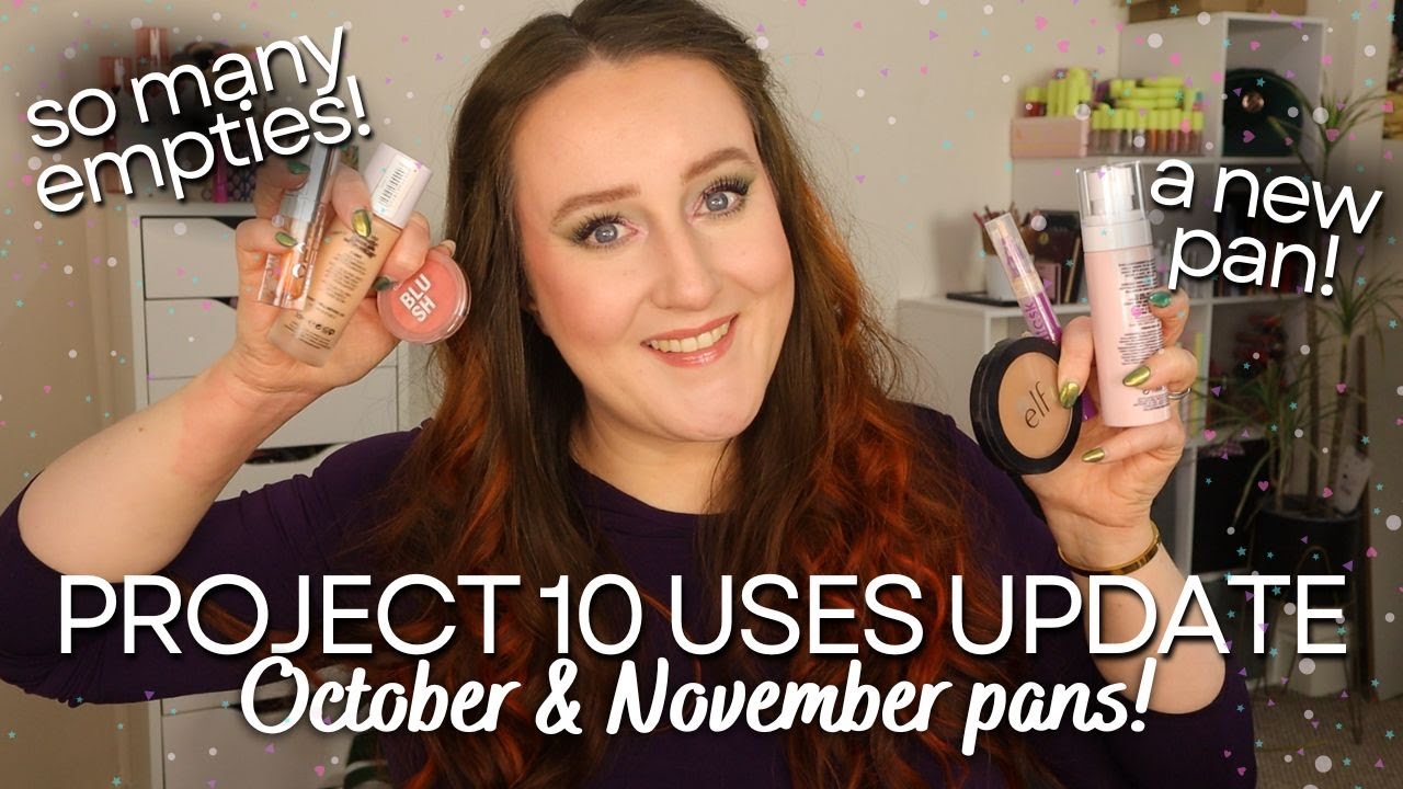 PROJECT 10 USES NOVEMBER UPDATE! *So Many Empties & Hitting A New Pan!* Project Panning Roundup