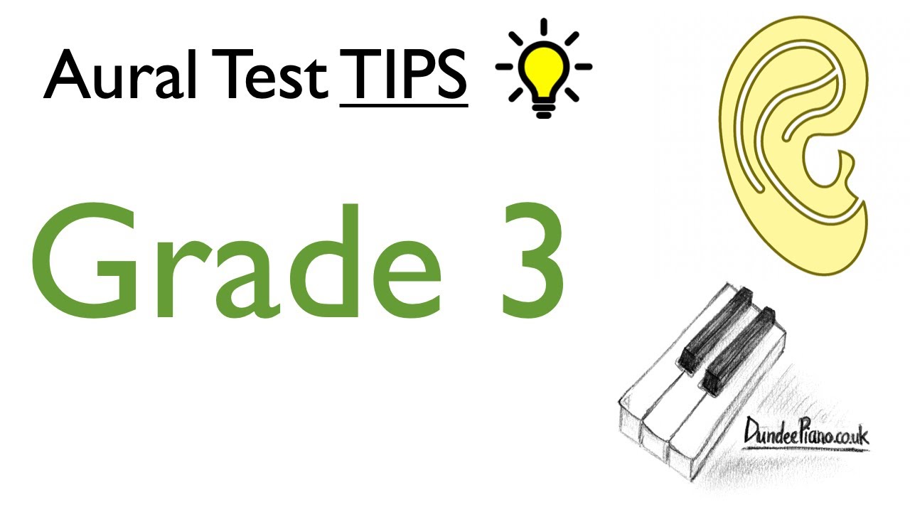Aural Test Tips - Grade 3 ABRSM - listening + singing