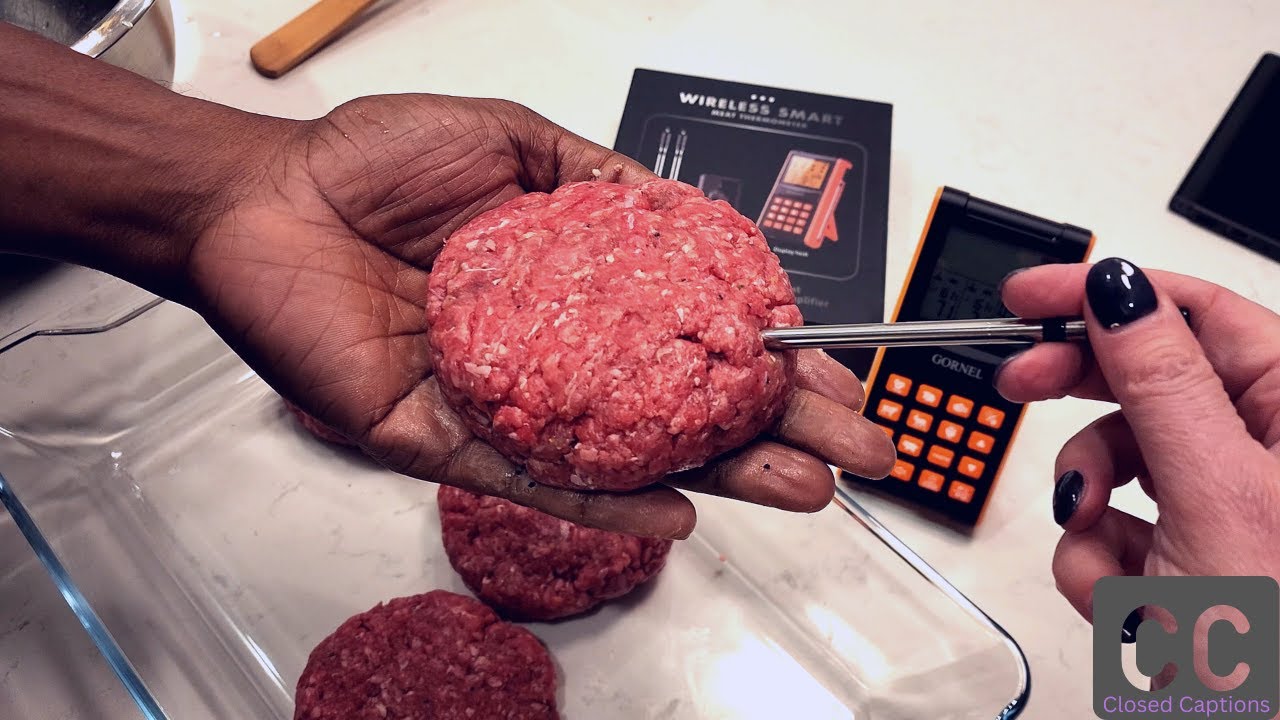 GORNEL Wireless Meat and food Thermometer with 2 Probes 200Ft range for grilling, cooking