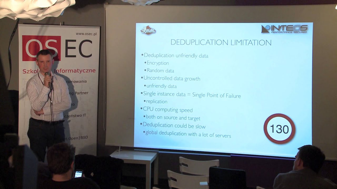 Bacula Block Level Global Deduplication - Barcamp 7.11.2012 - cz.1