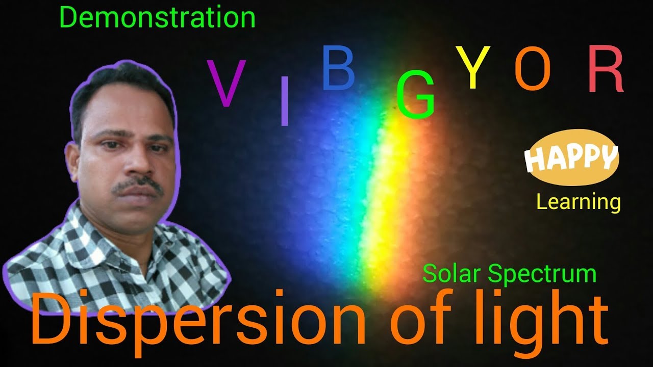 Solar spectrum VIBGYOR demo / HAPPY Learning