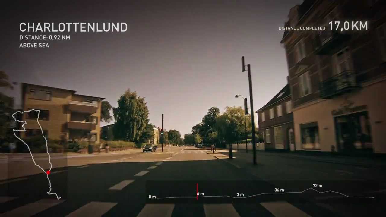 KMD IRONMAN Copenhagen bike course - 180 km in 6 minutes!