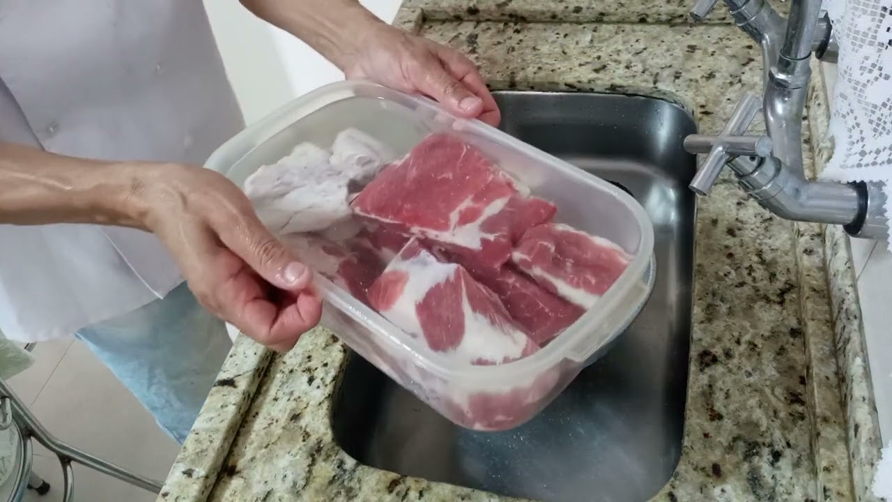 Как удалить соль из мяса в фейжоаде / Шаг за шагом!!!