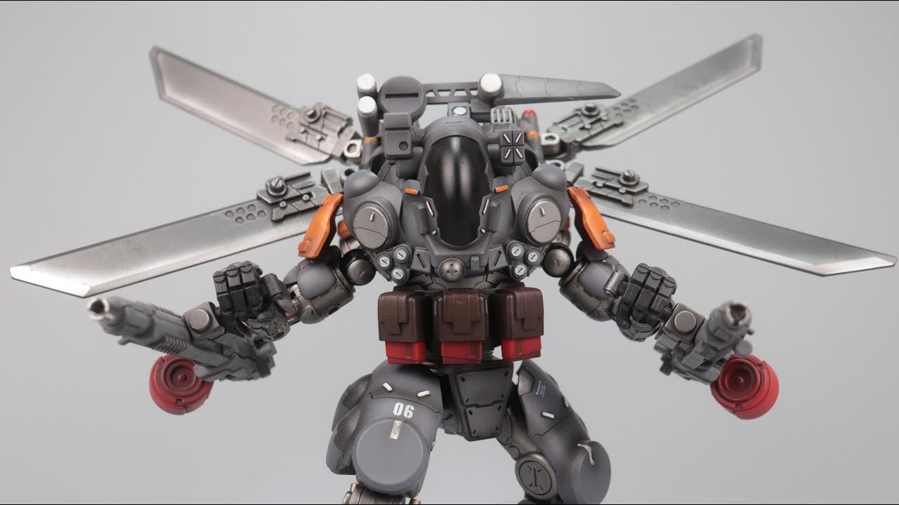 【开盒分享】JOYTOY暗源 铁骸06 空天作战机甲轰击型