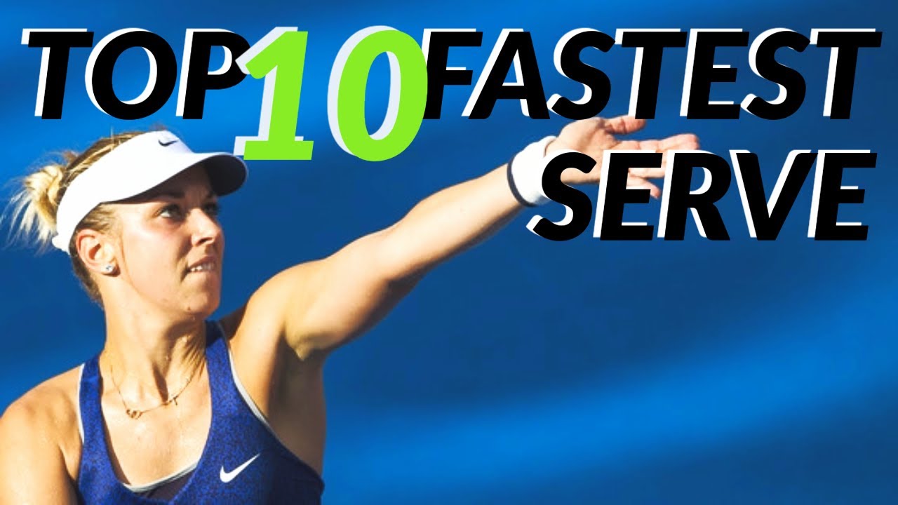 Top 10 Fastest Serve in Tennis History (WTA)