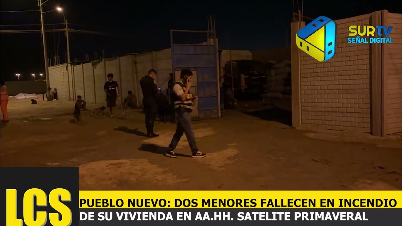 DOS HERMANOS MUEREN DENTRO DE SU VIVENDA TRAS INCENDIO EN CIUDAD SATELITE