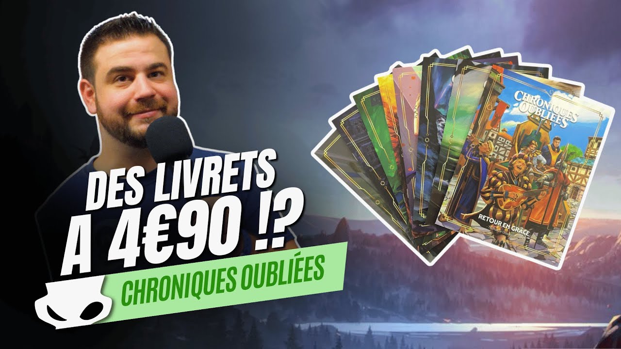 Chroniques Oubliées V2 - Présentation des petits livres de scénario