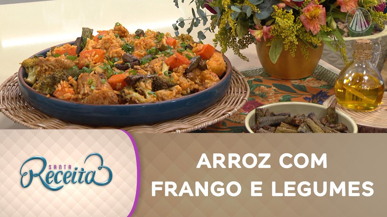 RECEITA DE UMA PANELA SÓ | Arroz com frango e legumes no próprio caldo