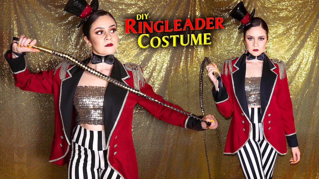 DIY CIRCUS RINGLEADER HALLOWEEN COSTUME || Lucykiins