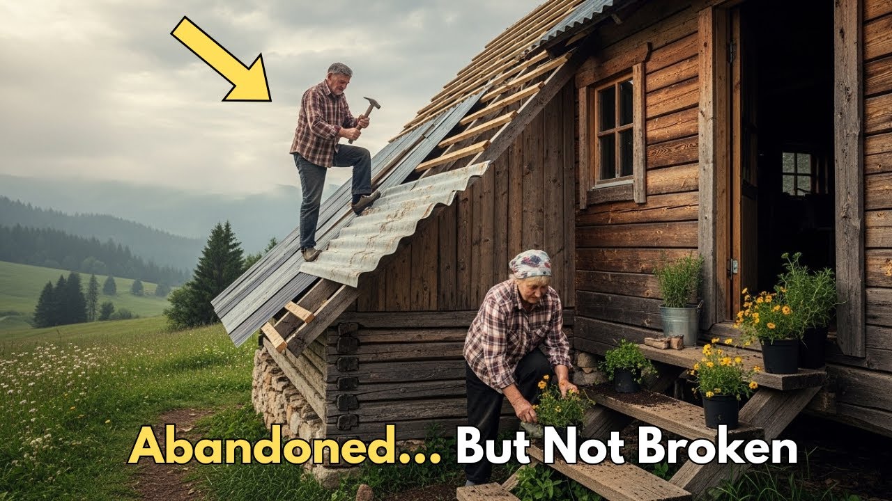 Abandoned by Children — Elderly Couple Turned a Ruined Mountain Cabin Into a Paradise