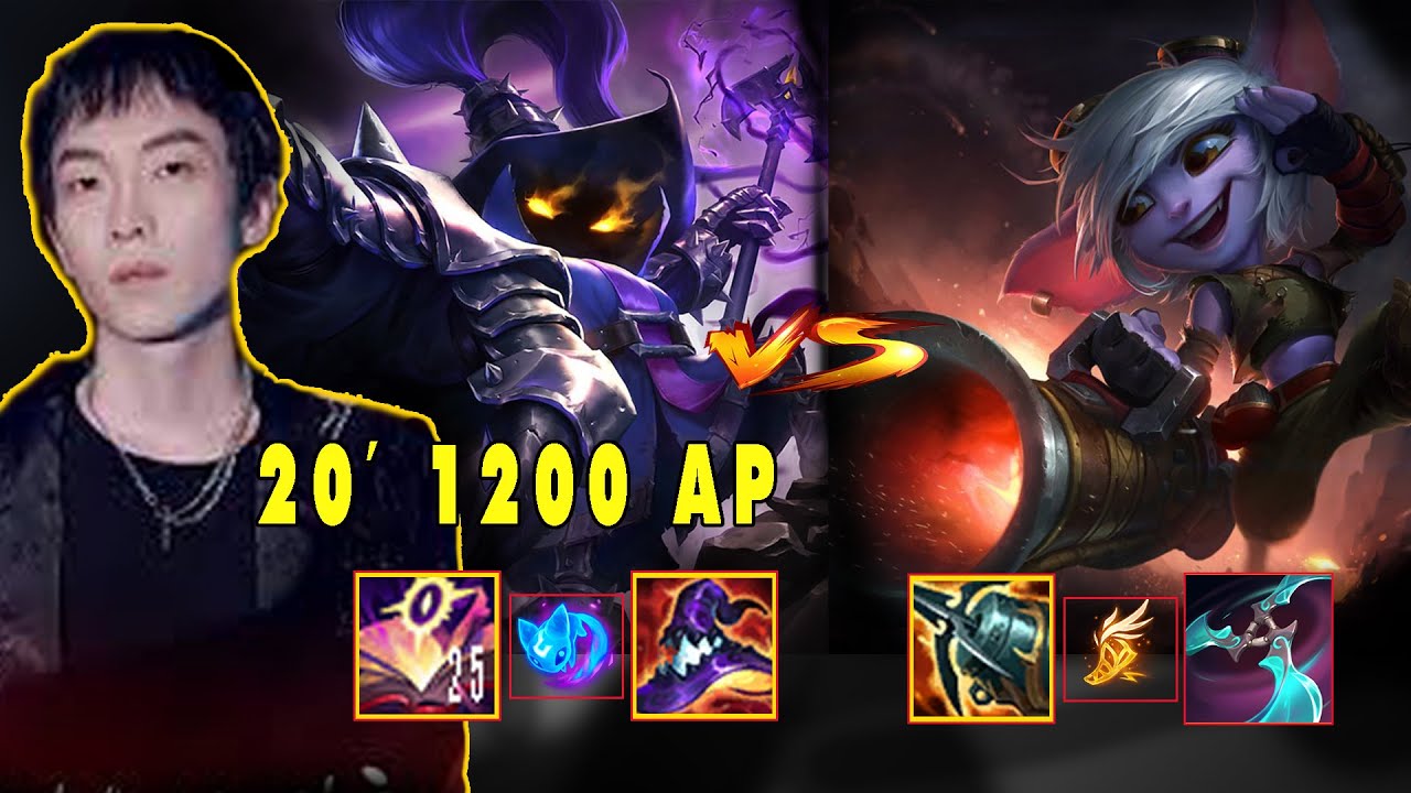 Veigar's Sally farm stack so fast 20 minutes get 1200 AP satisfying