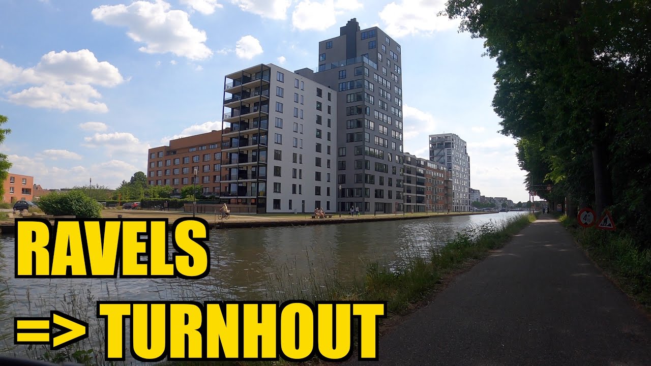 Bicycle tour Belgium: Channel Ravels to Turnhout - 4K POV