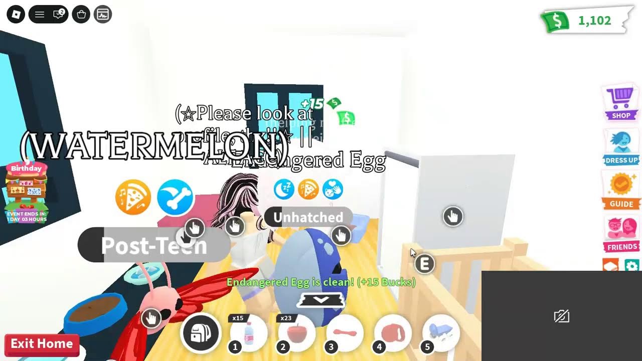 Starting over in AdoptMe to get my friends inventory || Part 20