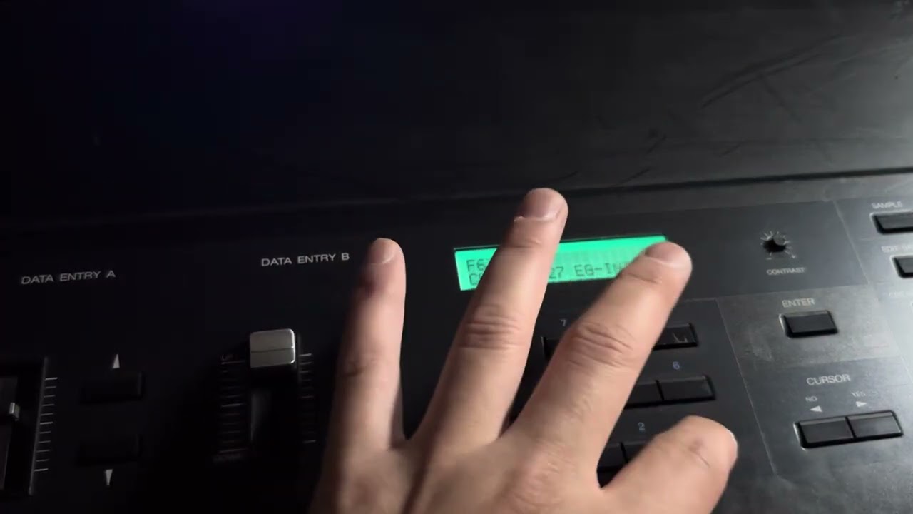 KORG DSS-1 sampling test.