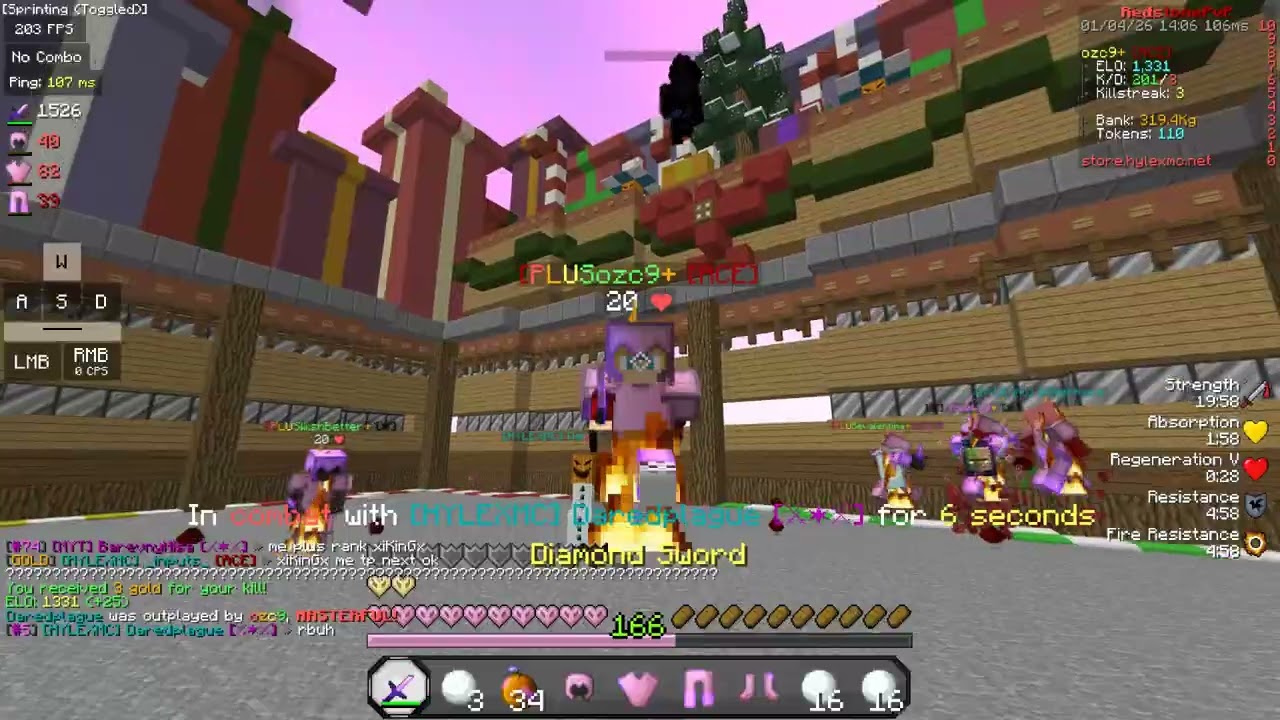 Easy Win FFA event---HylexMC