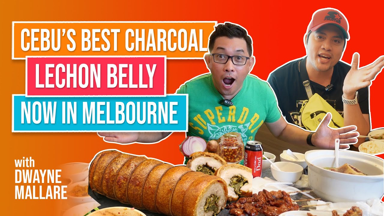CEBU'S BEST CHARCOAL LECHON BELLY NOW HERE IN MELBOURNE | Food Tours | Shoestring Traveller