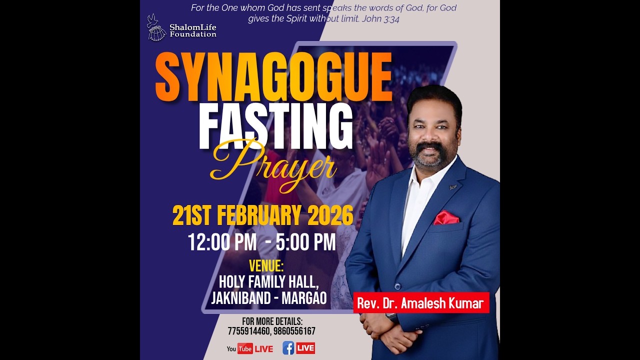 21.2.2026 SYNAGOGUE FASTING PRAYER (HOLY FAMILY HALL, JAKNIBAND)