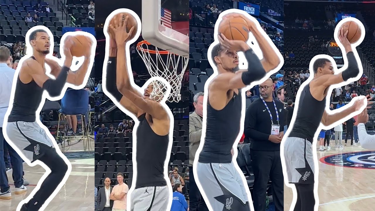 FULL Victor Wembanyama Workout Drills Pregame Before Spurs VS. Clippers Game