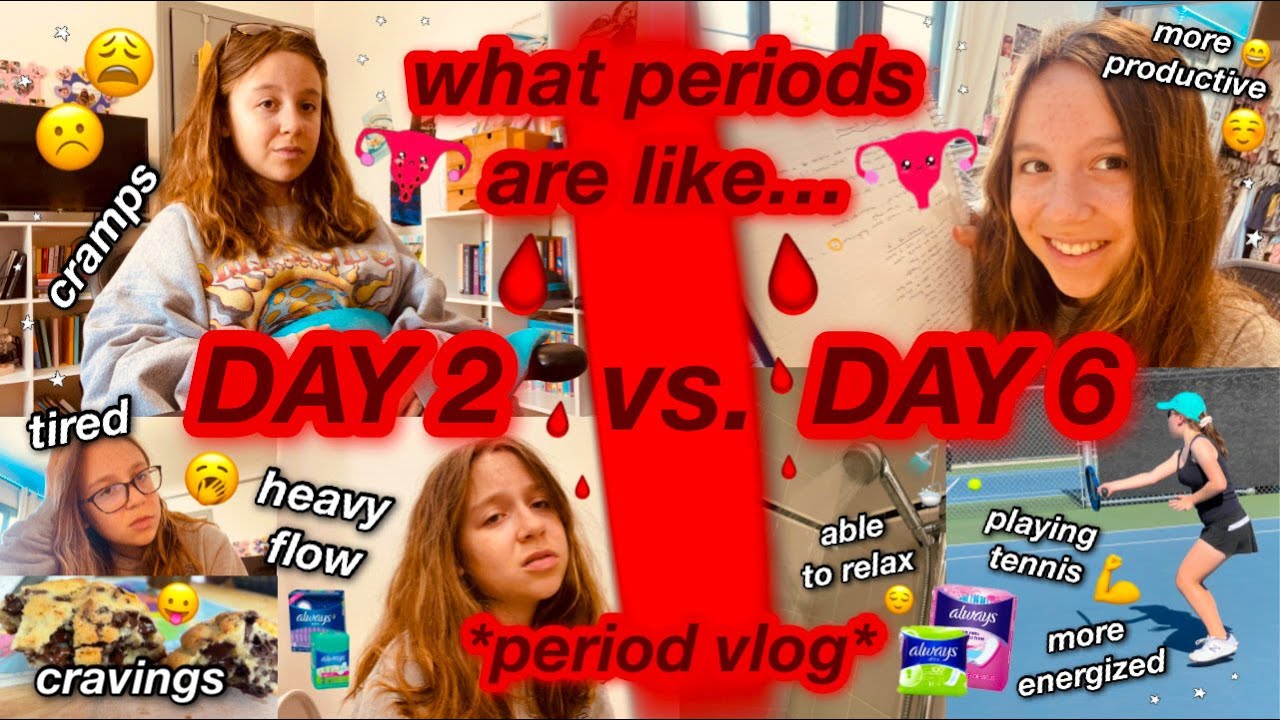 каково это — месячные: ДЕНЬ 2 И ДЕНЬ 6 // видеоблог о месячных (+ покажу вам свои средства для ух...