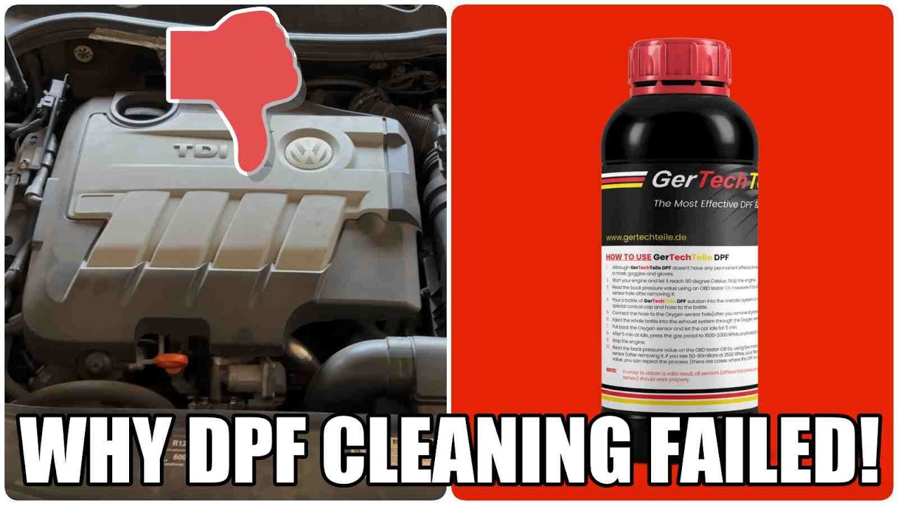 VW Passat B6 2.0 TDI - Why DPF Cleaning Failed using the Gertechteile DPF cleaner?