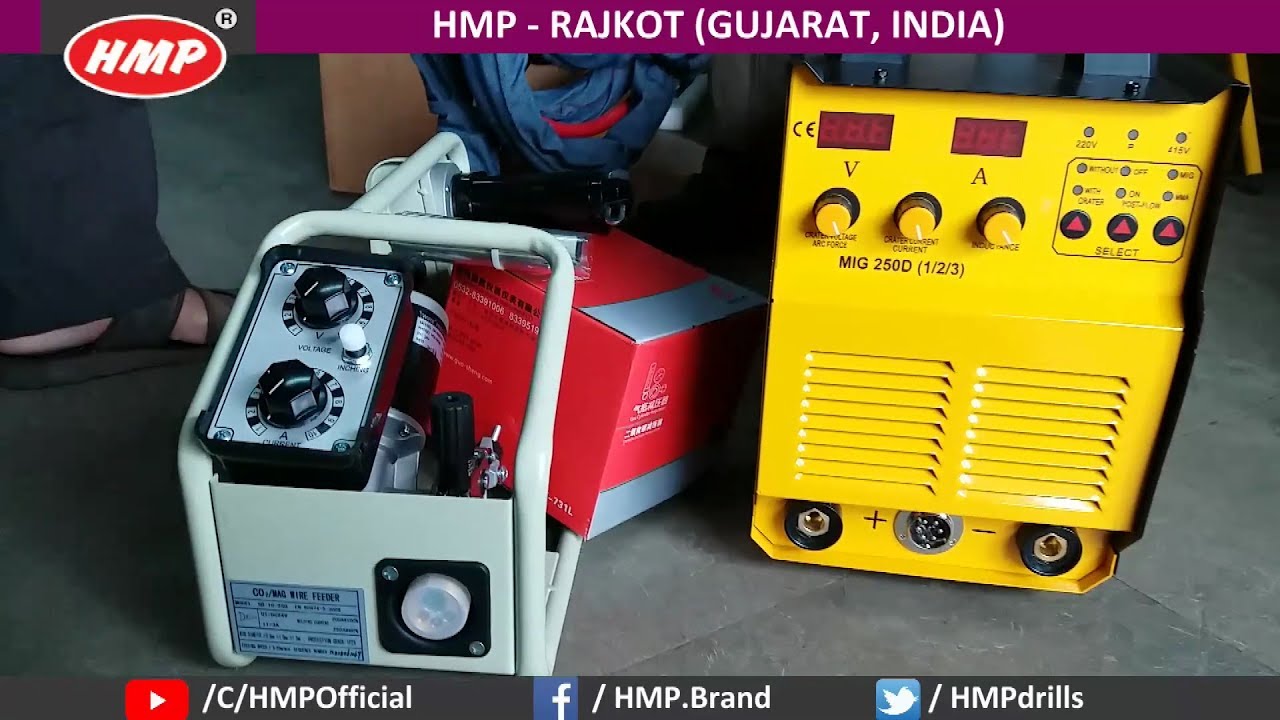 HMP MIG 250A (Single, Two and Three Phase) Inverter Welding Machine | Rajlaxmi Machine Tools