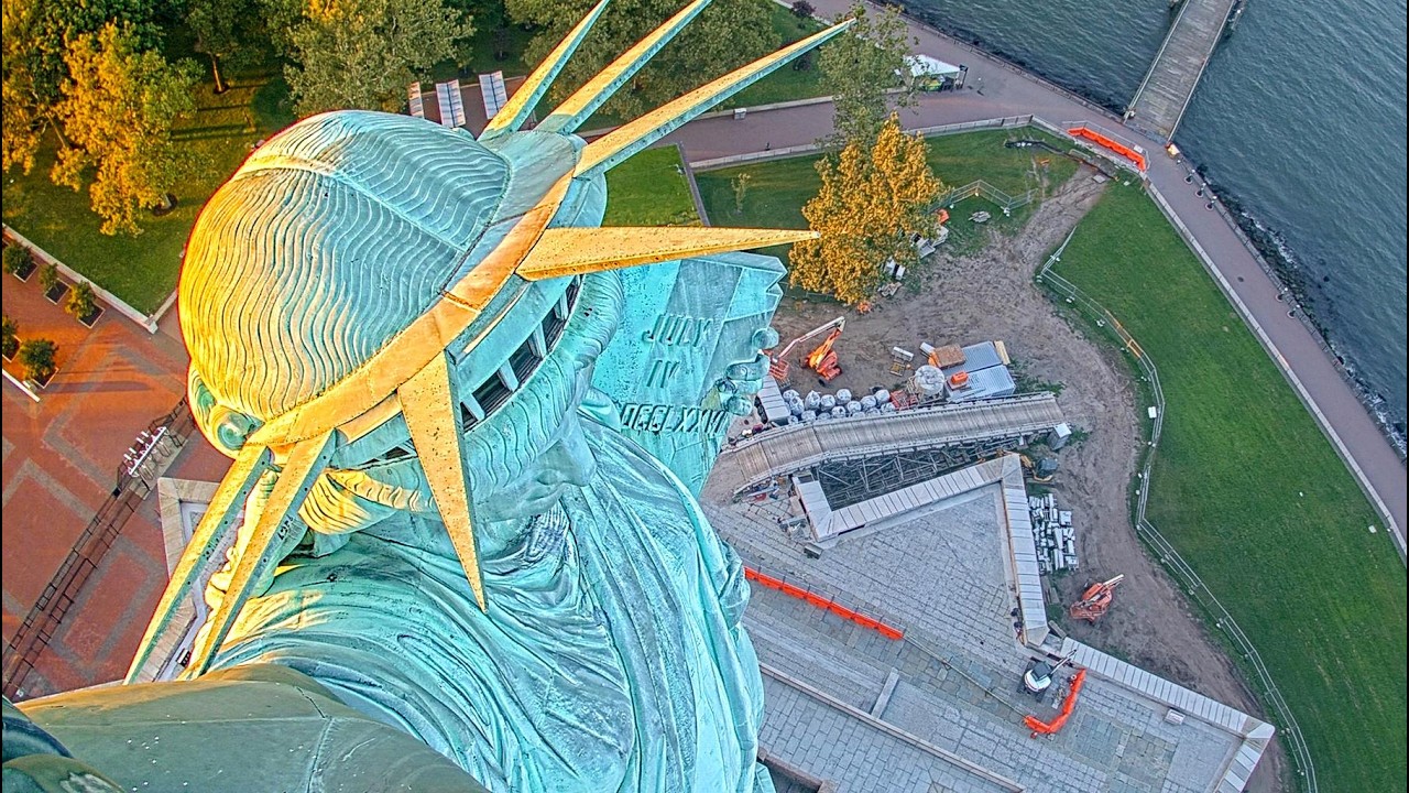 EarthCam Live:  Statue of Liberty CrownCam