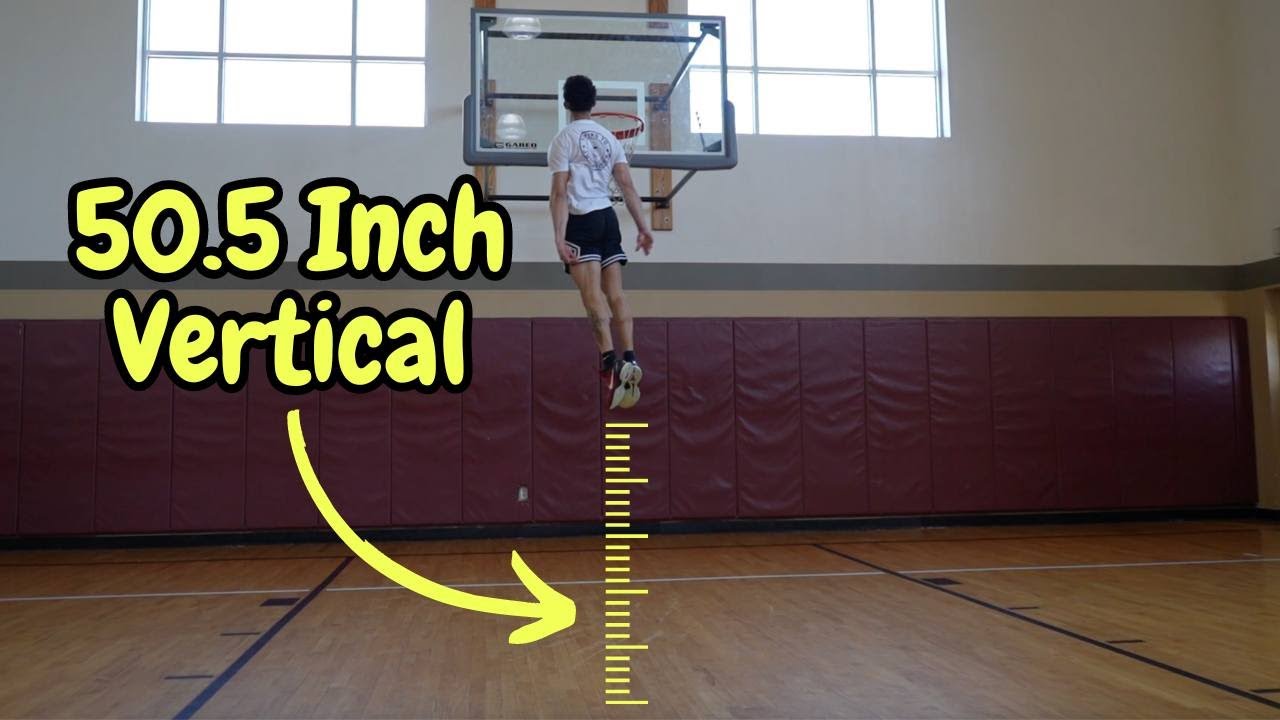 Athlete With 50+ Inch Vertical Dunk Session