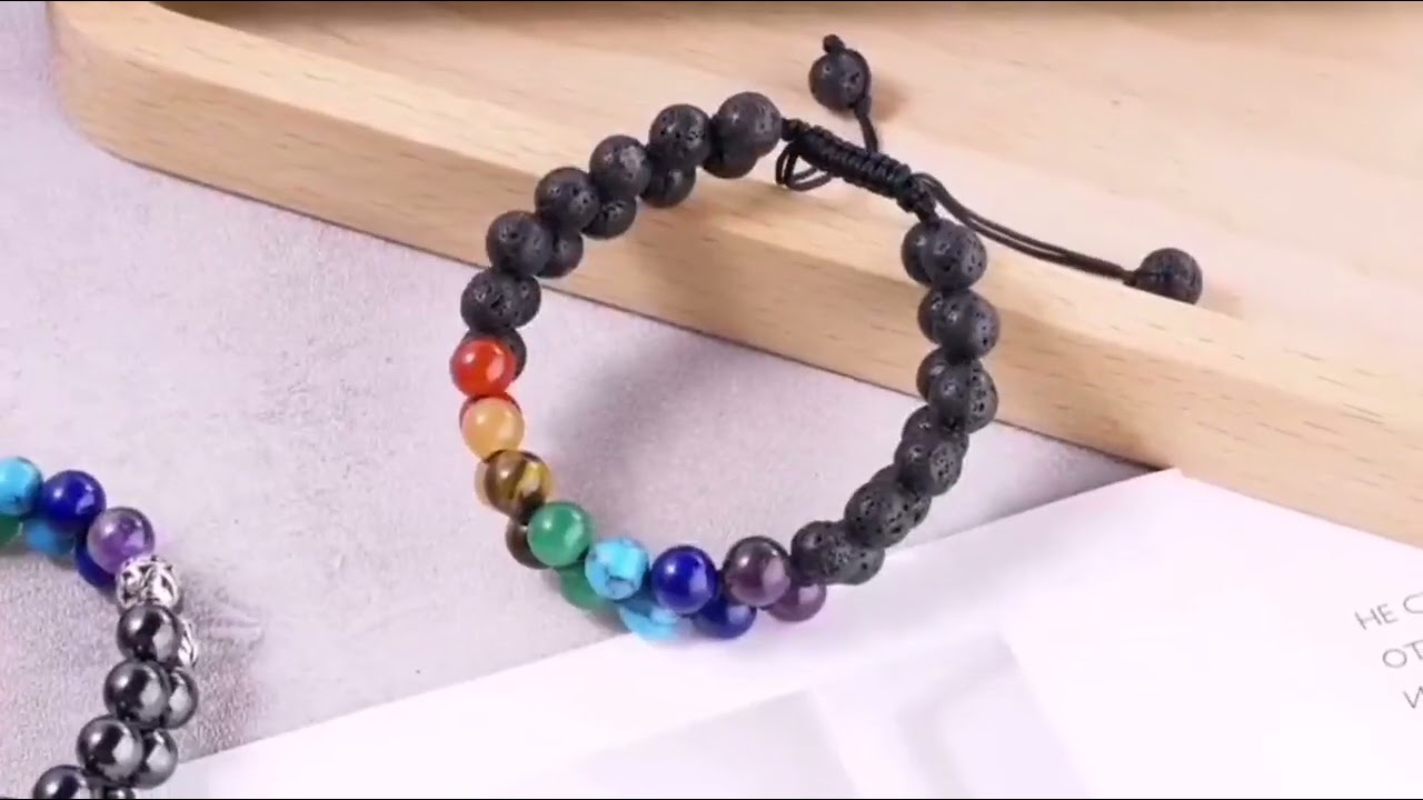 7 Chakra Healing Crystal Bracelet - Guardian
