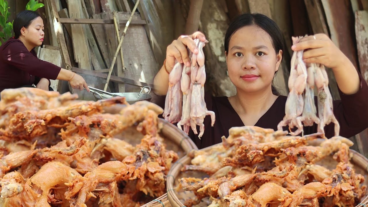 Crispy fried frog recipe | How to cook and deep-fry frogs