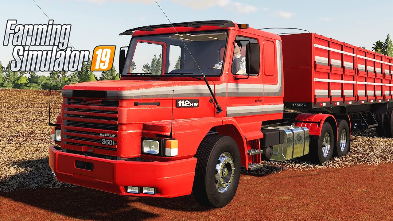 SCANIA 112 HW PUXANDO A COLHEITA DO FEIJÃO | Farming Simulator 19 | Brasil Sul - Ep 17