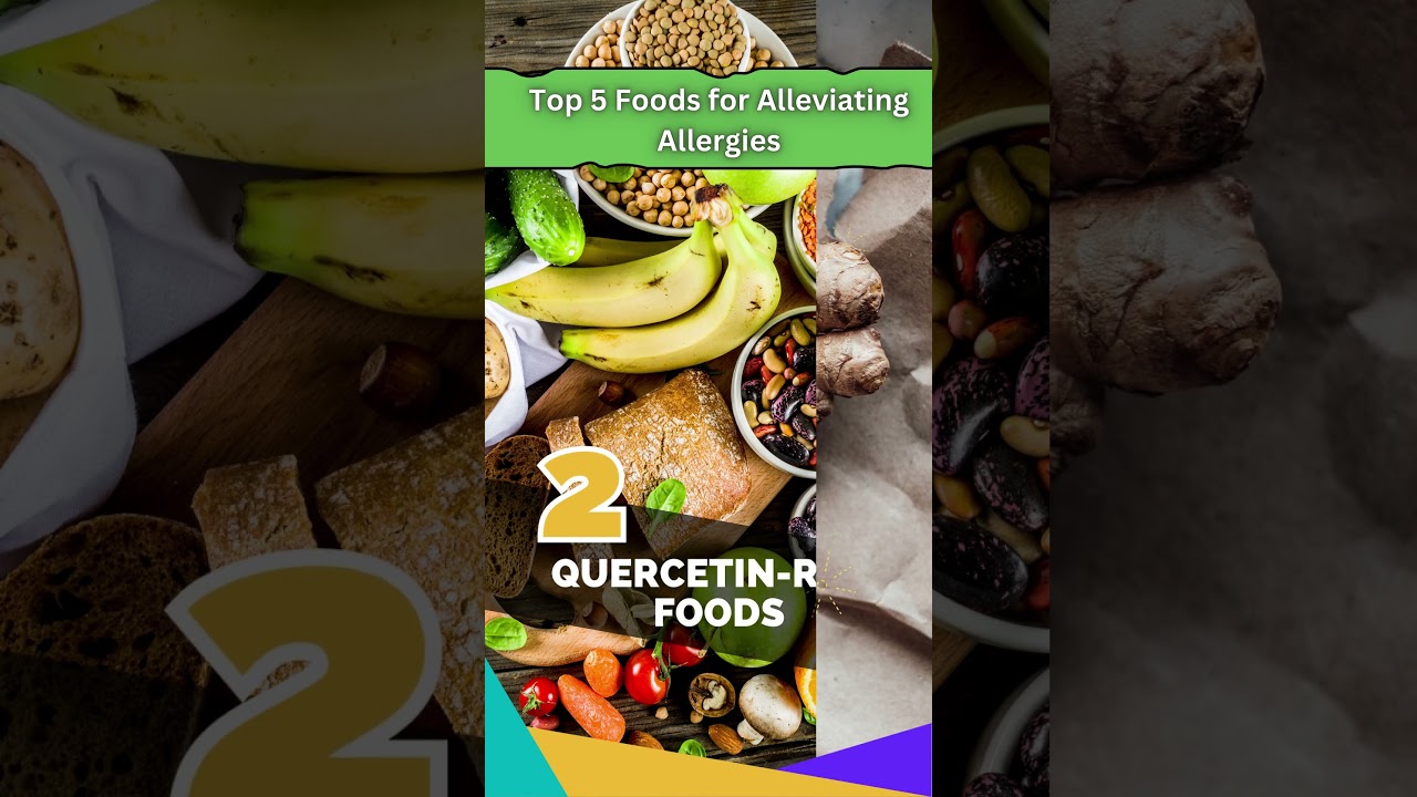 Top 5 Foods For Alleviating Allergies #shorts
