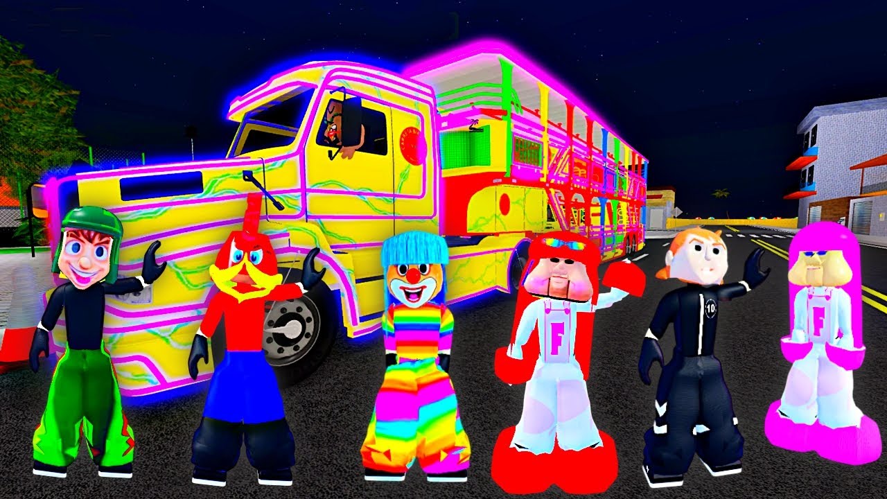 O Melhor Dia Trabalhando de Personagem da Carreta furacão Fofão no jogo carreta da alegria no Roblox
