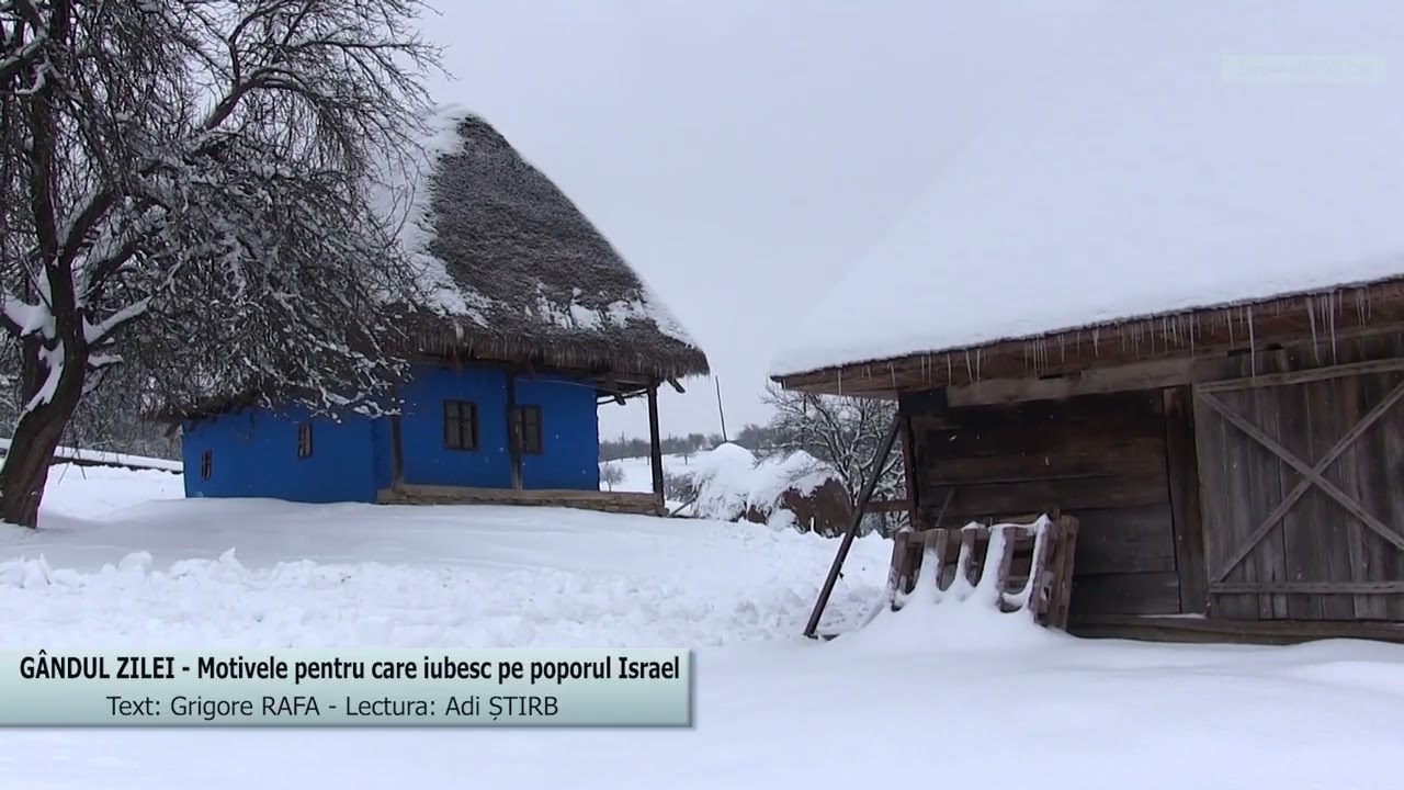 GÂNDUL ZILEI - Motivele pentru care iubesc pe poporul Israel